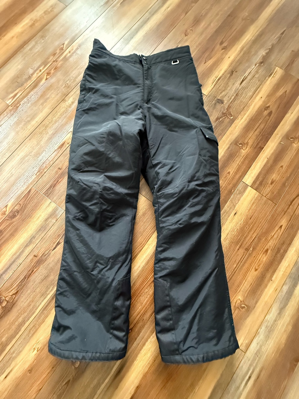 Men's Black Slalom Ski Pants - Medium
